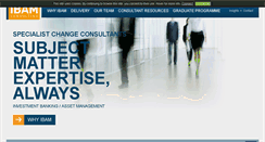 Desktop Screenshot of ibamconsulting.com